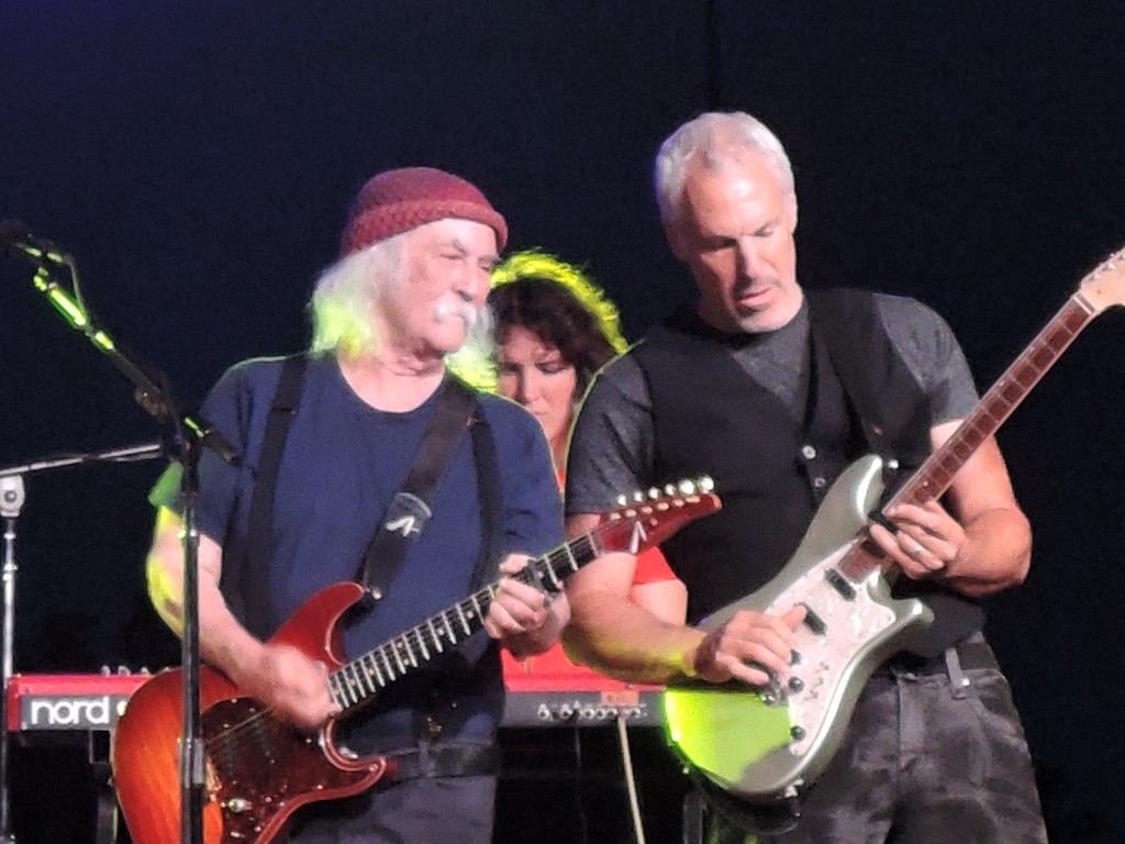 David Crosby has surrounded himself with brilliant musicians, including lead guitarist Jeff Pevar. (Photo by Mike Morsch)